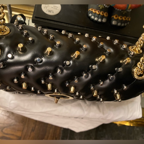 Sandro Crossbody studded leather Yza bag - Picture 14 of 14